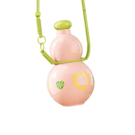 Virelaxpo Dopamine Colored Gourd Cup 880ml with Adjustable Strap Large Capacity Sports Bottle for Hiking Gym