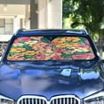 thumbnail image 4 of ALAZA Tropical Flowers-t2 Windshield Sun Shade Car Foldable Sun Visor Block UV Rays Protector 57"x31.5", 4 of 8