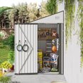 thumbnail image 6 of Villeston 4' x 8' Storage Shed, Single Hinge Door, Solid,Surface with Protective Film, and Suitable For Various Scenarios,White, 6 of 7