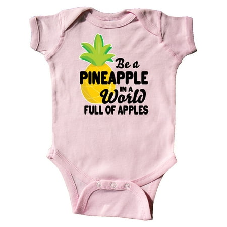 

Inktastic Be a Pineapple In a World Full of Apples Gift Baby Boy or Baby Girl Bodysuit