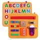 thumbnail image 2 of Tablero ocupado para niños pequeños, juguetes Goorder Montessori, tablero de actividades para bebés, tablero sensorial oso de fresa Hogar, 2 of 5