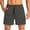 Dark Gray, variant on Men's Shorts Solid Color Sports Fitness Lightweight Breathable Holiday Beach Shorts Zipper Pockets Olive Green