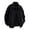 (NEW43)Black, variant on Men's Canvas Work Jacket with Corduroy Collar Heavy Duty Zip Up Coat with Pockets Rugged Utility Outerwear for Men