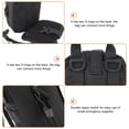 thumbnail image 3 of Bolsa De Primeros Auxilios,Bolsa De Rescate Mochila Táctica Militar Bolsa De Supervivencia De Emergencia Bolsa De Almacenamiento De Emergencia Bolsa De Medicina De Escalada(Negro) Ecomeon no, 3 of 6