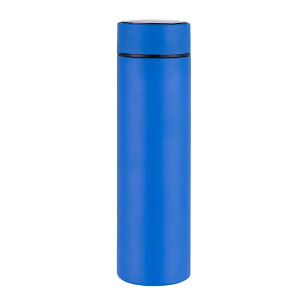 316 Taza de Aislamiento Inteligente de Medición de Temperatura Taza de Regalo de Agua Del Hogar de Acero Inoxidable, 22.5x6.5x6.5cm Taza de Acero Inoxidable Negro