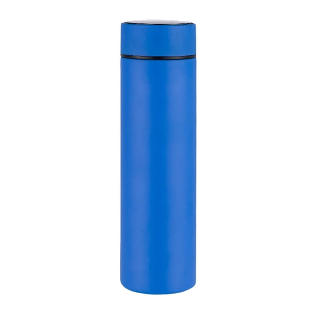 Bleu Bleu Gobelet Isotherme Intelligent en Acier Inoxydable de 500 ml avec Passoire Incluse et Base Sécurisée pour Usage Quotidien
