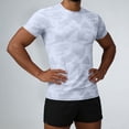 thumbnail image 4 of SCSAlgin Men's Rash Guard Swim Shirt UPF 50+ Sun Protection Quick Dry Cooling Fishing T-Shirt Athletic Performance Top, 4 of 7