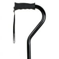 thumbnail image 4 of Carex Ergo Offset Adjustable Handle Walking Cane for All Occasions, Black, 250 lb Weight Capacity, 4 of 13