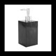 thumbnail image 4 of 2X Suministros de Baño con Textura de Mármol Negro 4 Piezas Accesorios de Baño de Resina con Dispensador Cepillo de Dientes Soporte Dispensador de Jabón, 4 of 5