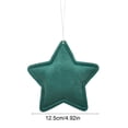 thumbnail image 3 of 5Pcs Star Ornaments for Home Decor Small Velvet 4.92 Inch Christmas Star Ornaments Hanging Decorations Neutral Boho Flocked Farmhouse Holiday Decor, 3 of 7