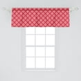 thumbnail image 2 of Ambesonne Abstract Window Valance, Heart Ornamental Motif, 54" X 18", Dark Pink Champagne, 2 of 3