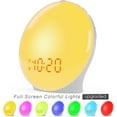 thumbnail image 2 of Wake Up Light Sunrise Alarm Clock for Kids, Heavy Sleepers, Bedroom, with Sunrise Simulation, Sleep Aid, Dual Alarms, FM Radio, Snooze, Nightlight, Daylight, 7 Colors, 7 Natural Sounds, Ideal for Gift, 2 of 7
