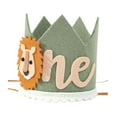 thumbnail image 4 of Lion First Birthday Crown 1er cumpleaños Hat Performance Props Tiaras Lion 1er Birthday Crown para Masquerade Show Holiday C, 4 of 8