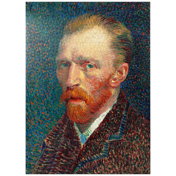MyPuzzle - Self-Portrait 1887 By Vincent Van Gogh - Premium 1000 Piece Jigsaw Puzzle for Adults