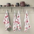 thumbnail image 2 of Cute Gnomes Lover Kitchen Dish Towels Set of 6 Absorbent Hand Towels, Lint-Free 18"x28" Valentine Couple Dishcloths Fast Drying for Cooking Baking Home Clean, 2 of 7