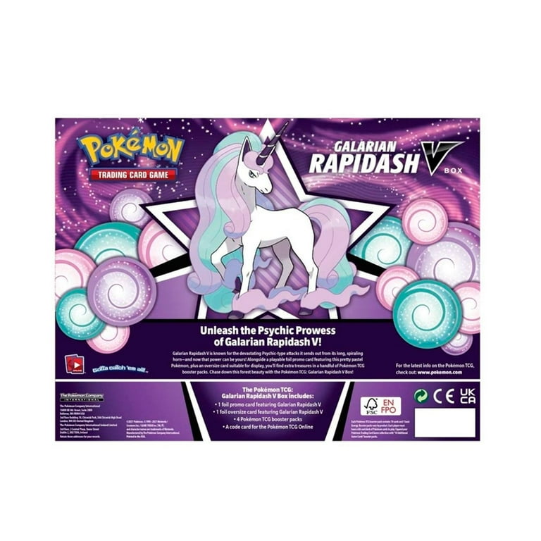 海外限定 ガラルポニータV Galarian Rapidash V Box POKEMON GALARIAN RAPIDASH V BOX - Walmart.com