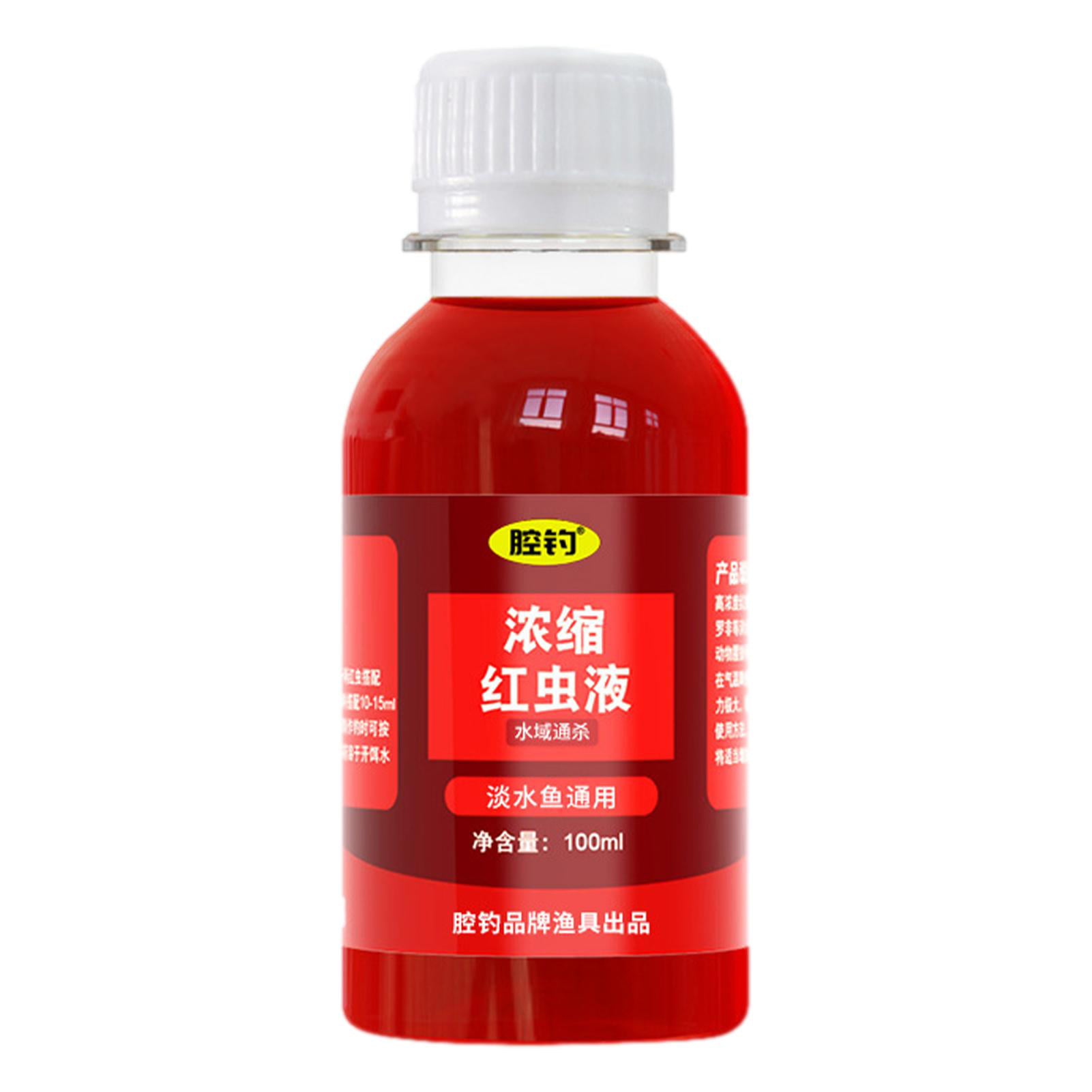 100ml Strong Fish Attractant Concentrated Red Worm Liquid Fish Bait  Additive
