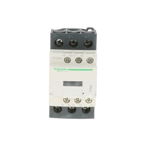 Schneider Electric (Square D) LC1D25G7 - Heavy Duty 120V 25A 3P 1No/1Nc Contactor