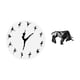 thumbnail image 5 of Reloj de pared,Reloj de pared con bailarina,reloj decorativo colgante.,Relojes de pared silenciosos Reloj decorativo de tiempo silencioso,Estatua del toro,Estatua de, 5 of 8