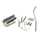 thumbnail image 1 of Advancent Juego de puente de sistema de trémolo, sillines profesionales de acero inoxidable, brazo de trémolo, guitarra eléctrica de doble borde de Accesorios para instrumentos musicales Advancent OD022561-00, 1 of 6