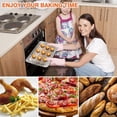 thumbnail image 3 of Air Fryer Basket for Oven Stainless Steel, Air Fryer Accessories Oven Rack and Crisper Tray, Nonstick, 3 of 7