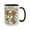 Black, variant on 15oz "Dog Mom Life" Ceramic Mug – Cute Cartoon Dog Design, Inspirational Quote Coffee Cup for Pet Lovers