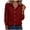 Red, variant on Staron Women Casual Linen Button Down Shirt Short Sleeve Blouse Tops Solid Color Basic Relaxed Comfy Loose Fit Tunic, Khaki S