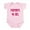 Petal Pink, variant on CafePress - Papaw's #1 Girl Infant Bodysuit - Baby Light Bodysuit, Size Newborn - 24 Months
