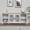 Grayish-white, variant on FESTIVO Vintage TV Stand with Carved Doors for Large Size TV 70"W x 30"H x 15.5"D - Grayish-white