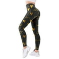 thumbnail image 2 of Yuncity Womens Valentines Leggings Cute Holidays Love Heart Print Funny Graphic High Waist Tights Yoga Pants For Workout Running Athletic Women's Leggings S-Xxl Gold, 2 of 5