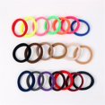 thumbnail image 3 of Bandas elásticas para el pelo para niña y mujer, accesorios de goma para la cabeza, tocado de ligas, coletas, herramienta de cola de cerdo DIY, 50 unidades por juego, 3 of 4