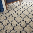 thumbnail image 6 of Nourison Amore Moroccan Ivory/Blue 3'11" x 5'11" Area Rug, (4x6), 6 of 9