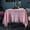 Pink, variant on PTSPLLMY Orange Plaid Embroidered Tablecloth with Tassels Boho Handmade Crochet Square Table Cloth Lace Kitchen Dinning Table Desk Cover for Wedding Party Decor, 33"x33"