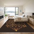 thumbnail image 3 of ODIKA 5'x7' Machine Washable Non-Slip Area Rug, Art Nouveau Gold High Traffic Rug, Gold, 1257112, 3 of 7