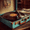 Retro Turntable, variant on Retro Christmas Scene Canvas Print, Wall Art for Living Room, Bedroom, Kitchen, Dining Room, Office, Den, Foyer, Hallway