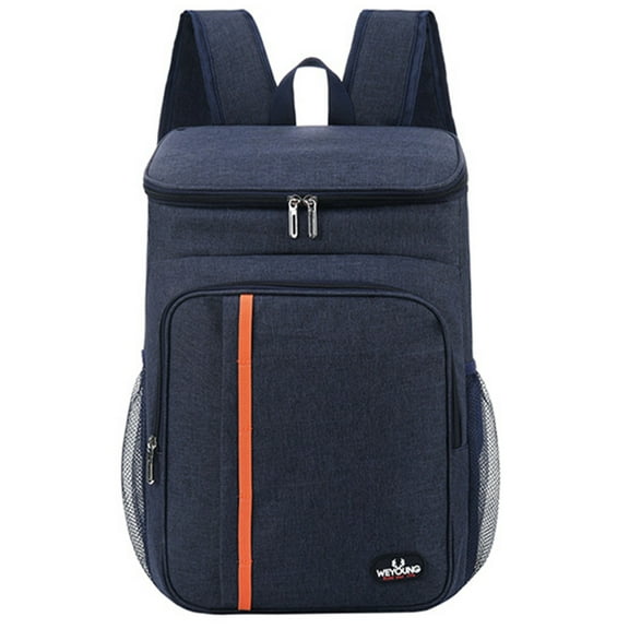LUXUR Men Portable Multi Pockets Daypack Women Reusable Insulated Knapsack Lightweight Hiking Picnics Leakproof Lunch Backpack