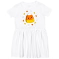 thumbnail image 3 of Inktastic Cute Halloween Candy Corn Girls Toddler Dress, 3 of 5