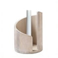 thumbnail image 2 of Votnto Paper Towel Countertop With Wood Round Base, Wood Round Base and Iron Holders, Wooden Paper Towel Holder for Kitchen Roll Organize Dining Table Home Decor White, 2 of 7