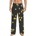 thumbnail image 2 of Goofa Bumblebee Printed Soft Pajama Pants for Men, Wide Leg Comfy Casual Lounge Yoga Pants-Medium, 2 of 9