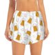 thumbnail image 2 of Balery Beer Pantalones cortos deportivos para mujer con forro y dos bolsillos, elásticos, para entrenamiento, gimnasio, yoga-Medium, 2 of 7