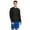 Black, variant on Men's L/S UPF 50+ Comfort Fit II Rash Guard, Crew Neck, Long Sleeve (Men’s)