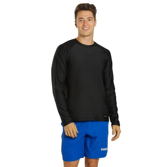 Sporti Men's L/S UPF 50  Comfort Fit II Rash Guard, Crew Neck, Long Sleeve (Men’s)
