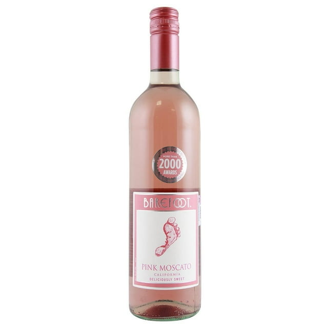 Vino Rosado Barefoot 750 ml Pink Moscato