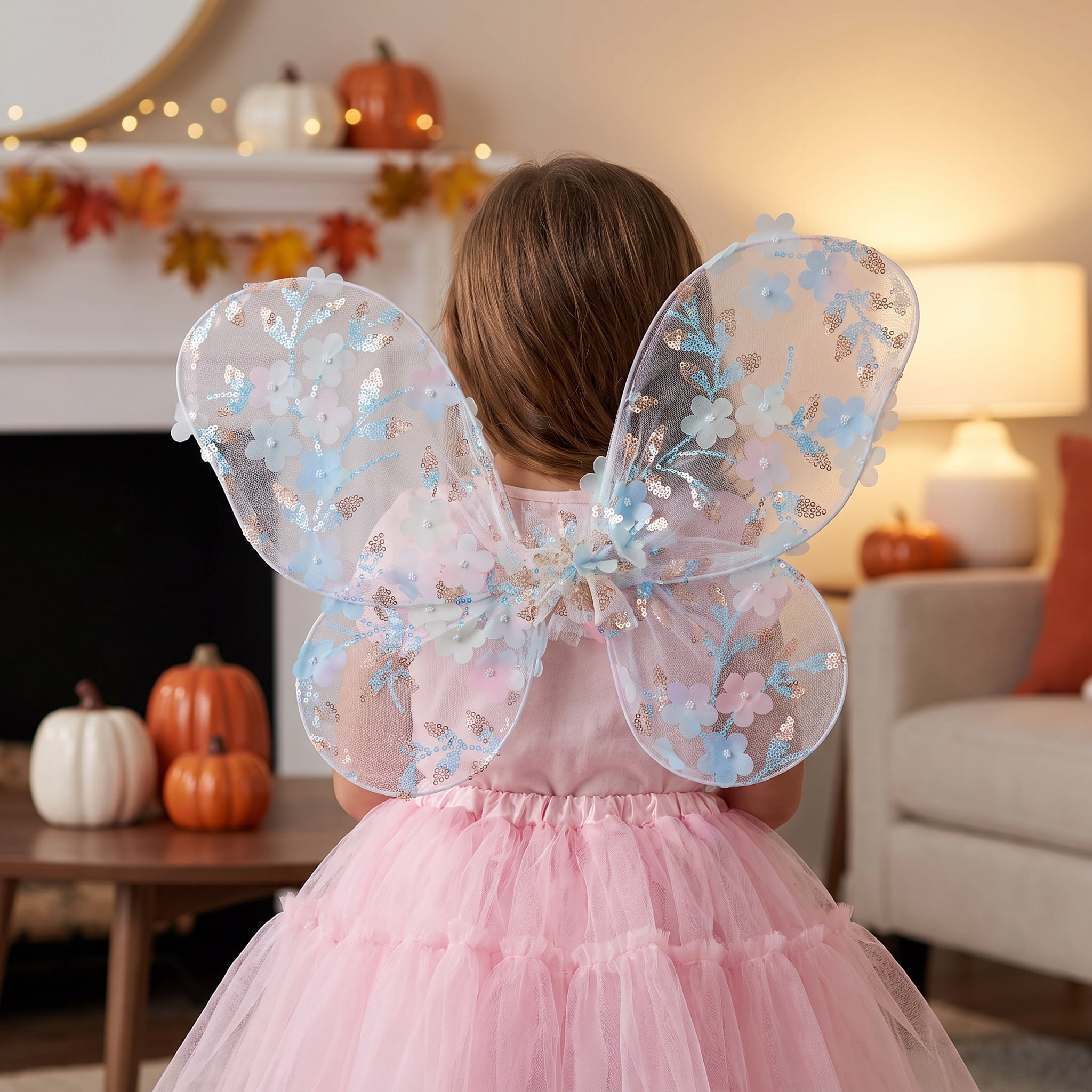 Tutu and Wings Costume Accessory Set for Children, Pink, Halloween by Way To Celebrate