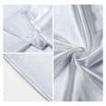 thumbnail image 2 of REGALWOVEN 1 Pcs Satin Pillow Cases for Hair and Skin Breathable, Cooling Pillow Covers Light Gray King, 2 of 7
