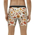 thumbnail image 4 of Picia Thanksgiving Food Pattern Men's Athletic Long Leg Briefs , Performance Stretch Underwear，Moisture-Wicking, 4 of 7