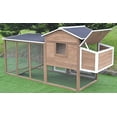 "Omitree Deluxe Wooden Coop, Hen House for 24 Chickens, Nesting Box