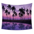 thumbnail image 1 of Cumka Home Sunrise Beach Tapestry Wall Hanging, Sunset Sea Ocean Tapestry Tropical Seashore Island Wall Tapestry Beach Wave Nature Tapestry, Beach Wall Decor for Dorm Bedroom Living Room 80"W x 60"L, 1 of 5