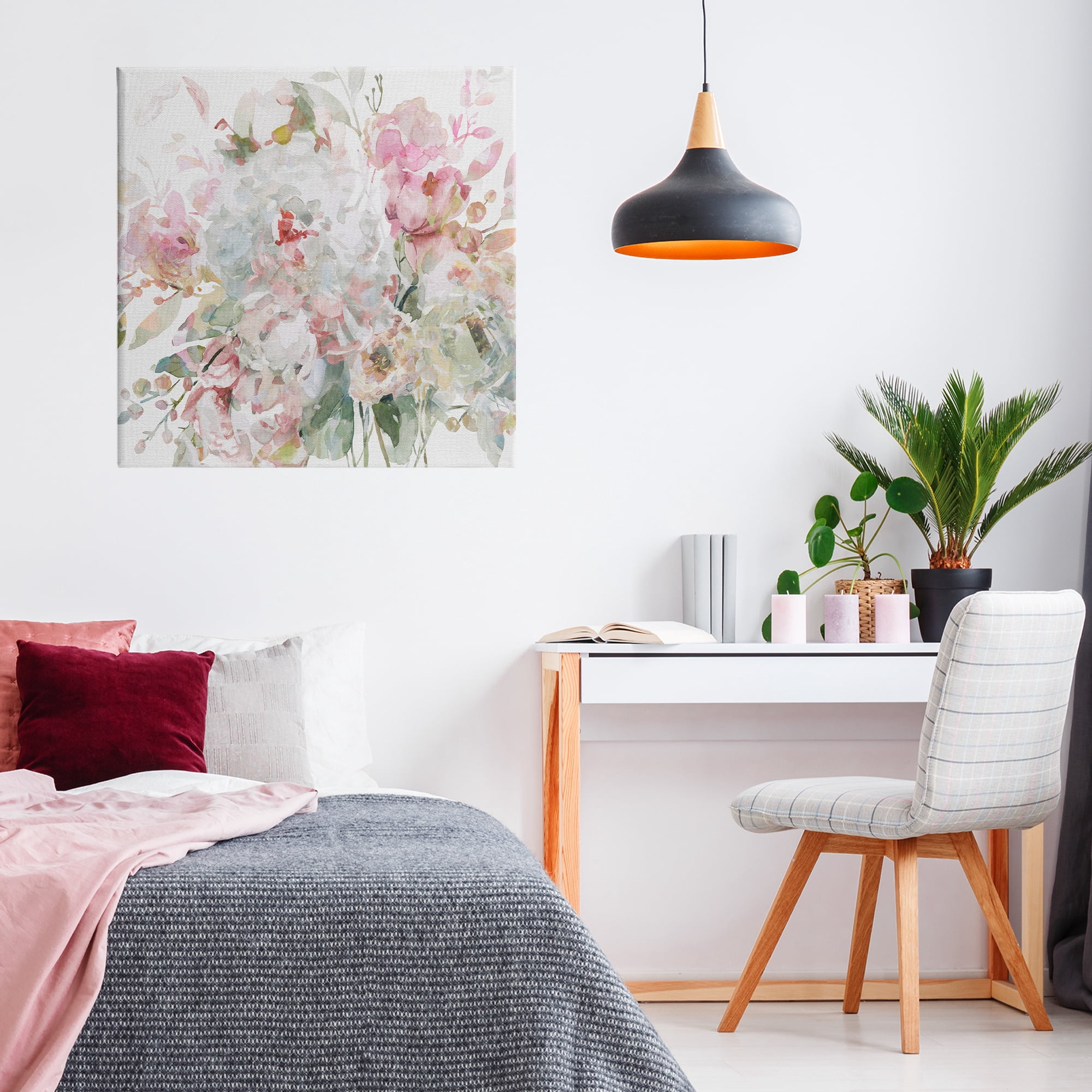 Stupell Industries Romantic Pastel Blossoms Canvas Wall Art, design by Carol Robinson
