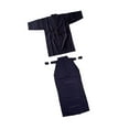 thumbnail image 3 of yotijay Japanese Kendo Uniform Set Kung Fu Iaido Apparel Kendo Hakama Breathable Costume 180cm, 3 of 9
